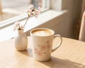 Floral Latte Mug