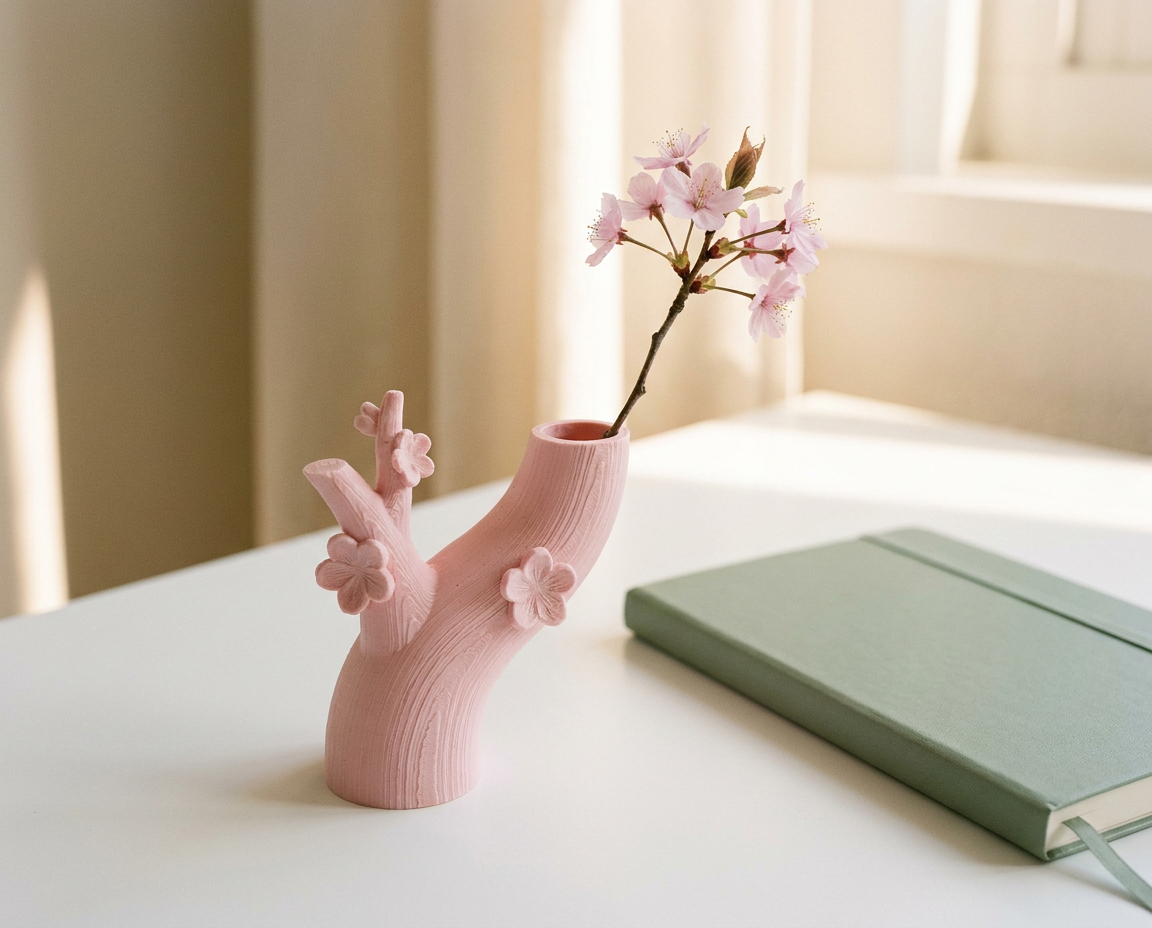 Blossom Branch Desk Vase (3D)